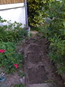 Aménagement d'une allée