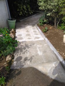 Aménagement d'une allée