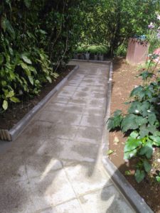 Aménagement d'une allée