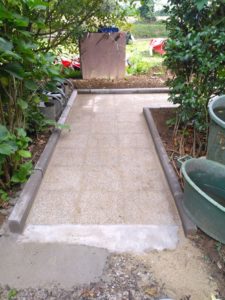 Aménagement d'une allée